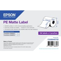 Epson PE Matte Label - Die-Cut Roll: 210mm x 297mm. 184 labels