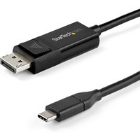 StarTech.com 3.3ft (1m) USB C to DisplayPort 1.4 Cable 8K 60Hz/4K - Bi