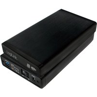 LogiLink UA0284 storage drive enclosure HDD enclosure Black 3.5"