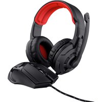 Trust 24761 headphones/headset Wired Head-band Gaming Black. Red