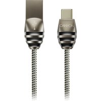 Canyon CNS-USBC5DG USB cable USB 2.0 1 m USB A USB C Black. Grey