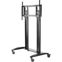 Peerless SR598 multimedia cart/stand Black Flat panel
