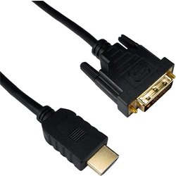 Cablenet 2M Gold Hdmi 1.4B Male - DVI-D Male 1080P 24+1 30AWG Black Ca