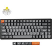 Keychron K2 Max keyboard Universal USB + RF Wireless + Bluetooth QWERTY UK English Black Grey