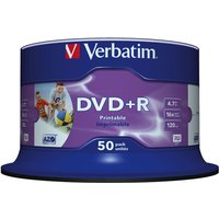 Verbatim DVD+R Wide Inkjet Printable No ID Brand