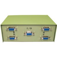 Cables Direct SB-474 serial switch box Wired