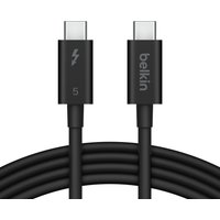 Belkin INZ005HQ1MBK Thunderbolt cable 1 m 120 Gbit/s Black