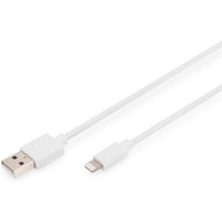 Digitus USB-A - Lightning data/charging cable. MFI certified. 2m