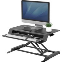 Fellowes Sit Stand Desk Riser - Lotus LT Height Adjustable Sit Stand D