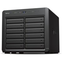 Synology DX1222 storage drive enclosure HDD/SSD enclosure Black 2.5/3.