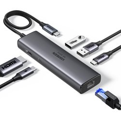 Ugreen Revodok 6-IN-1 4K@60HZ Hdmi Eth Dock Docking Grey