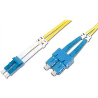 FDL 2M OS2 9/125 LC-SC DLX 2.8mm FIBRE OPTIC CABLE - YELLOW