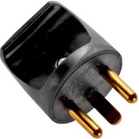 Microconnect GRUEDBSPS power plug adapter Type K (DK) Black