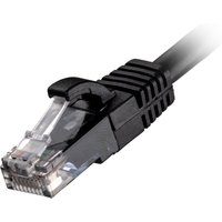 Cablenet CNL 100PK 3M C6 Bk UTP Ls 24AWG SB networking cable Black Cat