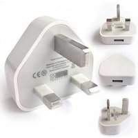 FDL 1 PORT 10.5W / 2.1A 5V DC USB-A COMPACT CHARGER - WHITE