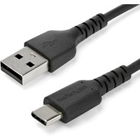 StarTech.com 6.6ft (2m) USB-A to USB-C Fast Charging Cable. Rugged. Ch