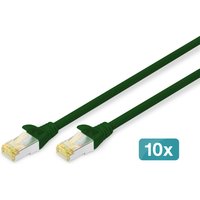 Digitus CAT 6A S/FTP patch cable. 10 pieces