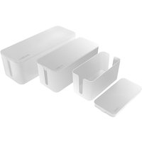 LogiLink KAB0078 cable organizer Universal Cable box White 3 pc(s)