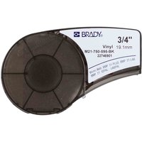 Brady M21-750-595-BK printer label Black Self-adhesive printer label