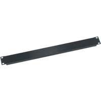 Middle Atlantic 1 RU Flanged Blank Rack Panel. Black Brushed and Anodi