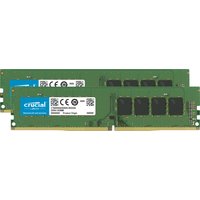 Crucial CT2K16G4DFRA32A. Component for: PC/Server Internal memory: 32 GB Memory layout (modules x size): 2 x 16 GB Internal memory type: DDR4 Memory clock speed: 3200 MHz Memory form factor: 288-pin DIMM CAS latency: 22