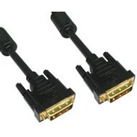 Cables Direct CDL-DV210 DVI cable 10 m DVI-D Black