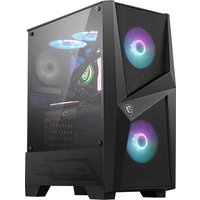 MSI MAG FORGE 100R Mid Tower Gaming Computer Case 'Black. 2x 120m