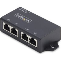 StarTech.com 2-Port Gigabit Midspan PoE+ Injector. 10/100/1000Mbps. Po