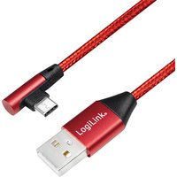 LogiLink CU0146 USB cable USB 2.0 1 m USB A USB C Red