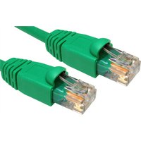 Cables Direct 2m Snagless Cat5e networking cable Green