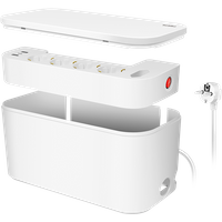 LogiLink Outlet Strip. Storage box w/4 safety + 1 Euro socket. with 3