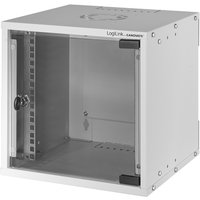 LogiLink W66Z30G rack cabinet 6U Wall mounted rack Grey