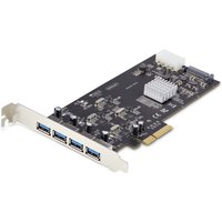 StarTech.com 4-Port USB PCIe Card. USB 3.2 5Gbps. PCI Express Expansio