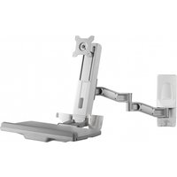 Amer Mounts AMR1WSL monitor mount / stand 61 cm (24") Grey Wall