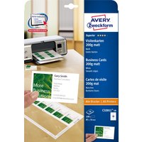 Avery Business Cards 85 x 54 Quick & Clean 10 Sheets business card