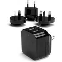 StarTech.com Dual-port USB wall charger - international travel - 17W/3