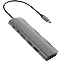 FDL 7 IN 1 USB-C - HDMI / 2x USB-A / 2x USB-C PD & DATA / 2x SD
