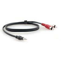 Kramer Electronics 3.5mm - 2 RCA. 10.7m audio cable Black. Red. White