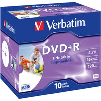 Verbatim DVD+R Wide Inkjet Printable ID Brand