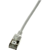 LogiLink CQ9052S networking cable Grey 2 m Cat6a S/UTP (STP)