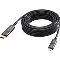 Vision TC 15MUSBCHDMI+/BL video cable adapter 15 m USB Type-C HDMI Typ