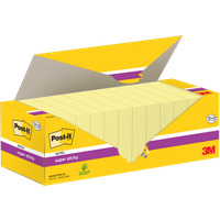 Post-It Super Sticky Notes Value Pack 76 mm x 76 mm 12 pads + 12 FREE