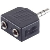 Microconnect AUDALS cable gender changer 3.5mm 2x3.5mm Black