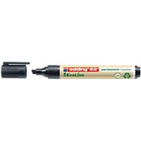 Edding 22 EcoLine permanent marker Chisel tip Black