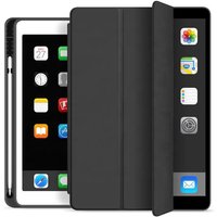 eSTUFF SEATTLE Pencil Case iPad 9.7 2018/2017 - Black PU leather