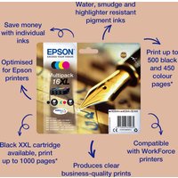 Epson C13T16224012/16 Ink cartridge cyan. 165 pages 3.1ml for Epson WF