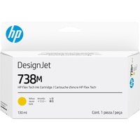 HP A24VPA/738M Ink cartridge yellow 130ml for HP DesignJet T 950/XT 95