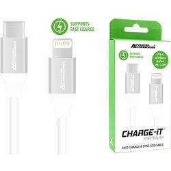 Advancedaccessories CHARGE-IT Premium 1 Metre USB-C To Lightning Cable Advancedaccessories CHARGE-IT Premium 1 Metre USB-C To Lightning Cable