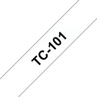 Brother TC-101 DirectLabel black on Transparent 12mm x 7.7m for Brothe