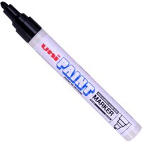Uni-Ball PX-20 Paint Markers Medium Bullet Tip Black Pack of 12